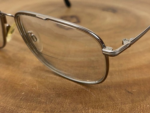 Marchon Eyeglasses Frames Autoflex Flexon 44 Natural Silver 61 16 150 mm Japan - Picture 11 of 13
