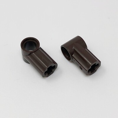 32013 LEGO Parts Technic Axle & Pin Connector #1 DARK BROWN (2)