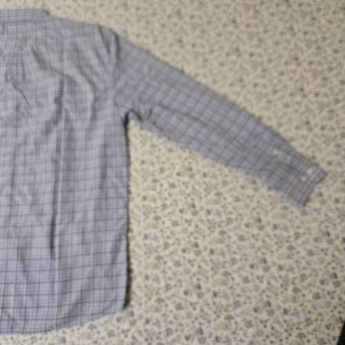 Johnnie O Button Down L/S Hemd Herren Erwachsene Large blau weiß kariert Prep Formance - Bild 15 von 16