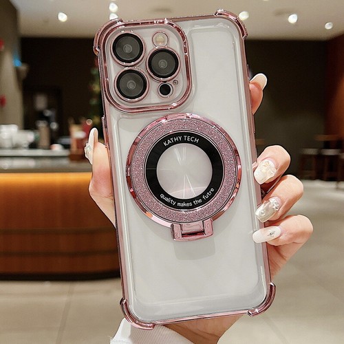 For iPhone 15 14 13 12 Pro Max 11 Glitter Bling Shockproof Magsafe Case Cover - Picture 15 of 19