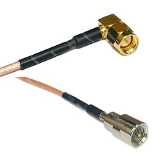RG316 SMA MALE ANGLE to FME MALE RF Cable Rapid-SHIP LOT
