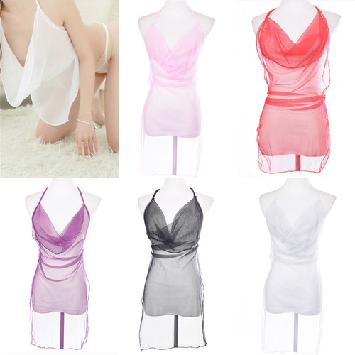 Sexy-Lingerie-Sleepwear-Lace-Women-039-s-G-string-Dress-Underwear-Babydoll-Nightwear