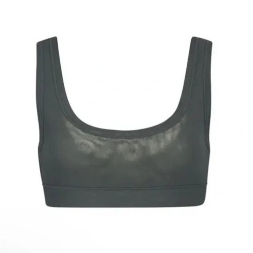 SKIMS Summer Mesh Scoop Bralette Deep Sea Womens Large - 第 6/12 張圖片