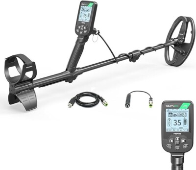 Nokta Simplex Lite Metal Detector with 9.5  Waterproof DD Search Coil