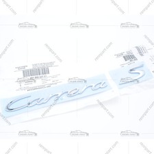 Genuine Porsche 991 Carrera S Emblem Logo 2012.5-current 911 Chrome 991 Genuine Porsche 991 Carrera S Emblem Logo 2012.5-current 911 Chrome 991