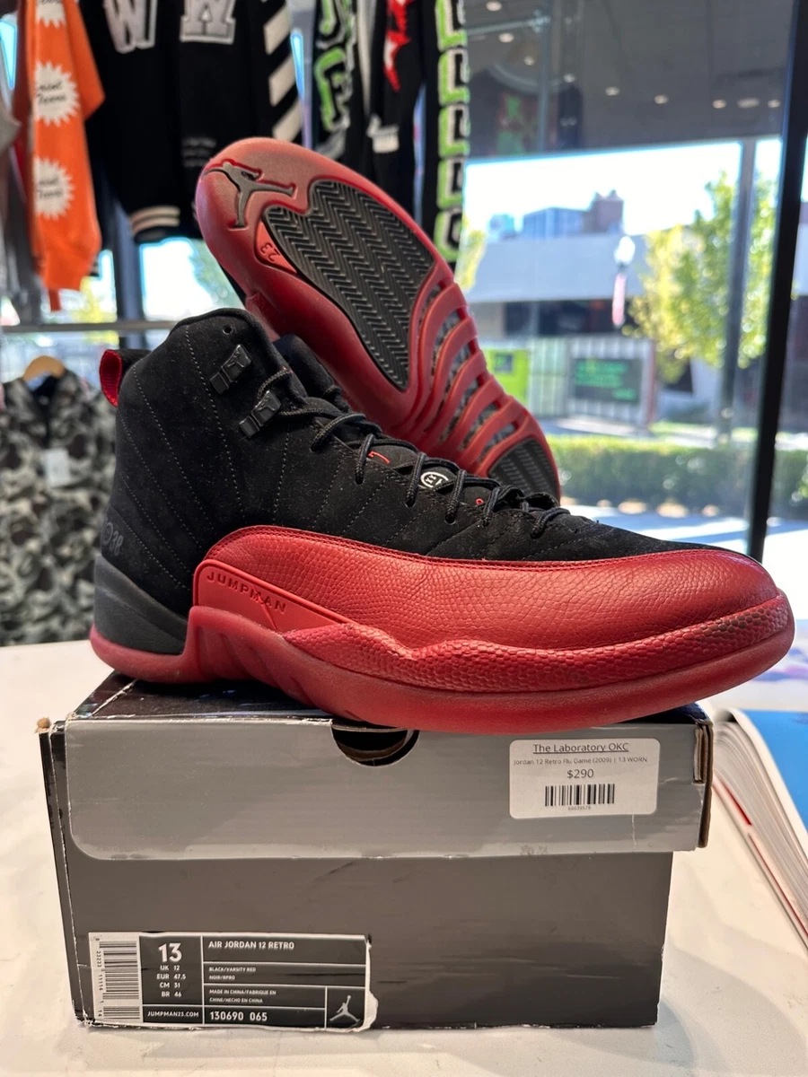Jordan 12 Retro Flu Game 2009 size 13 823233111141 eBay