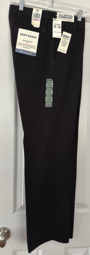 Dockers Easy Khaki Straight Fit Black Dress Pants, Size 32x32
