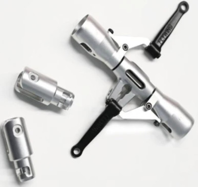 Flywing FW450 V3 Quick Release Blades Grip Metal Rotor Head Set