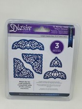 CC1 Die'sire Crafters Companion Classiques Elegant Elements Corners Die Set New