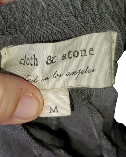 Cloth and Stone Anthropologie tapered Drawstring Joggers Pants Size m 32x24 - Picture 7 of 11