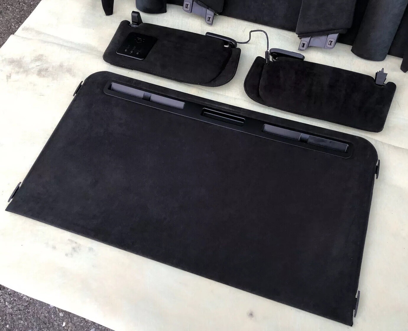 M139 MASERATI 03-08 QUATTROPORTE SUEDE HEADLINER A B C PILLAR SUN VISOR