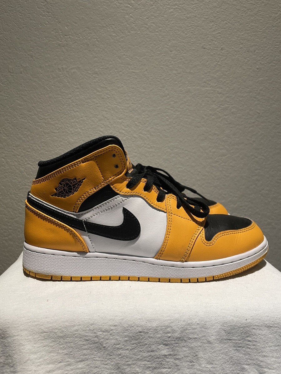 Size 7 - Jordan 1 Mid Yellow Toe 2022 | eBay display picture 1