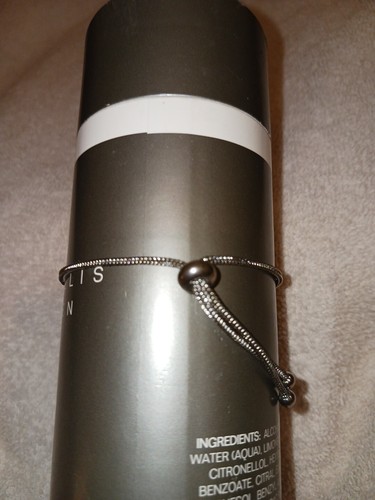 Bracciale 7,50 pollici piccolo argento sterling 925 bolo realizzato con 7 granati rossi (751) - Foto 5 di 20