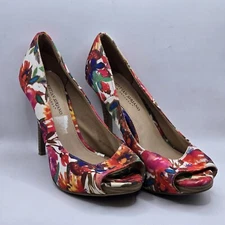 Chrisitian Siriano For Payless Heels Size 10 Floral Design