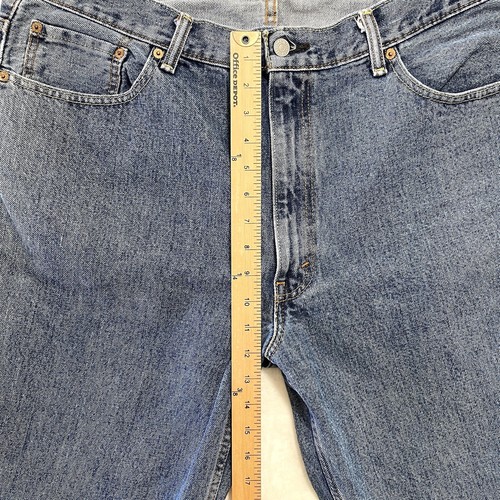 Levis 550 Men’s Jeans Size W40xL30 Blue Relaxed Fit Medium Wash Straight Denim - Picture 11 of 13