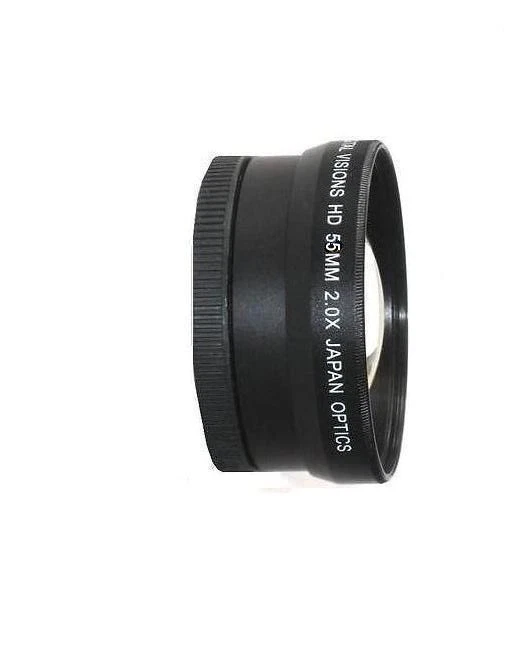 55mm 2X Telephoto Lens for Fujifilm Finepix S5600 S5500 S5200 S5100 S5000 S3100 - Image 2 of 4