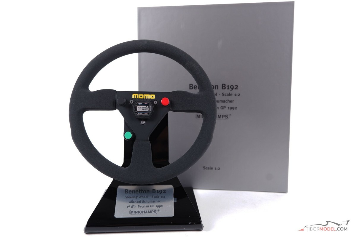 Benetton B192 Steering wheel, Michael Schumacher, 1:2 Minichamps