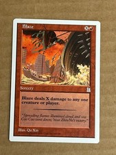 Blaze Portal Three Kingdoms Regular English NM Magic The Gathering MTG