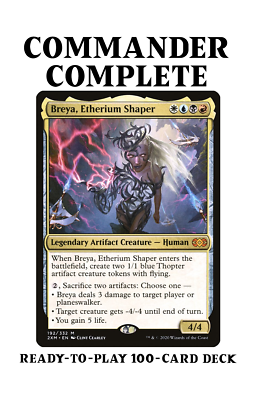 Breya, Etherium Shaper ARTIFACTS AFFINITY Magic MTG Custom Commander Deck |  eBay