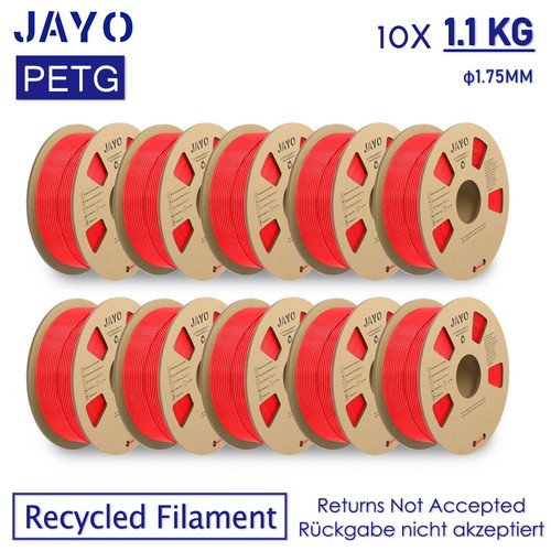 JAYO Ermäßigter Preis 10X PLA+ PLA SILK TPU PETG 1,75mm Filament 3D Drucker - Afbeelding 50 van 61