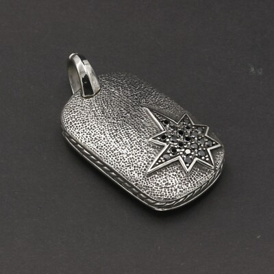 #ad #ad Stainless Steel 316 Double Side Northern Star Dog Tag Pendant NoTarnish Lifetime $15.00