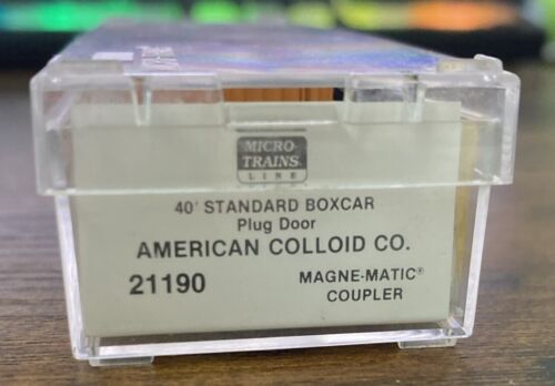 N Scale MLT 40’ Standard Boxcar Plug Door American Colloid #21190 Lovx #9116 - Picture 2 of 2