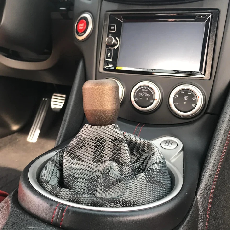 Cubierta de bota JDM Bride Racing Hyper Fabric Shifter JDM Universal (Negro) Foto 3 de 4