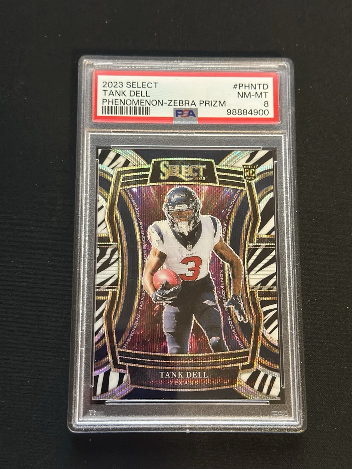 Tank Dell Panini Select Phenomenon #PHNTD Zebra