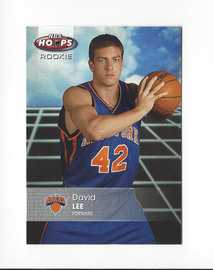 2005-06 Hoops #158 David Lee RC Rookie Knicks