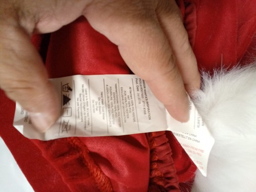 Adult's Sexy Santa's Inspiration Mrs. Claus Costume MEDIUM 6-10 - Picture 7 of 9