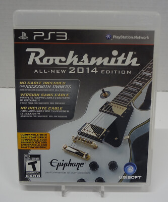 Rocksmith All New 2014 Edition PS3 CIB Playstation 3 Tested and Working NTSC