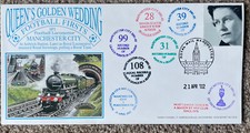 Manchester City Queens Golden Wedding 2002 Large Dawn First Day Cover