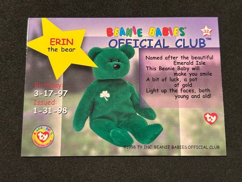 TY Beanie Babies Cards Series 1 | Red, Blue, Silver - Picture 38 of 182