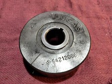 24" 7mm Vintage Harley Triumph cloth woven spark plug wire Magneto end