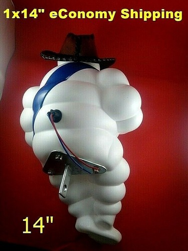 14" MICHELIN MAN FIGURKA LALKI BIBENDUM KOLEKCJONERSKA REKLAMA OPONA, DEKORACJA CIĘŻARÓWKI - Zdjęcie 45 z 101
