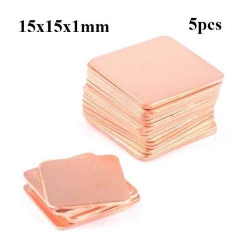 5pcs 0.3mm-2mm Thickness Laptop Plate Gold Strip Shim for GPU CPU Chip - Afbeelding 11 van 14