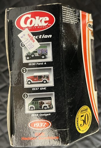Matchbox Coca-Cola Collection 1937 GMC Haddon Sundblom Diecast Model Coke Santa - Picture 6 of 8