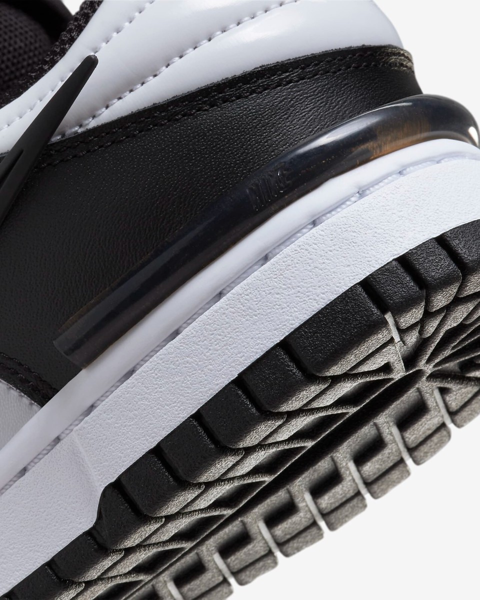 Nike Women's Dunk Low Twist Sneakers Shoes Black/White