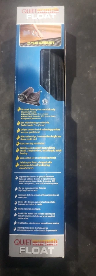 Quiet Warmth Radiant Heat Film For Floating Floors 1.5 ft ×10 ft - Image 2 of 3