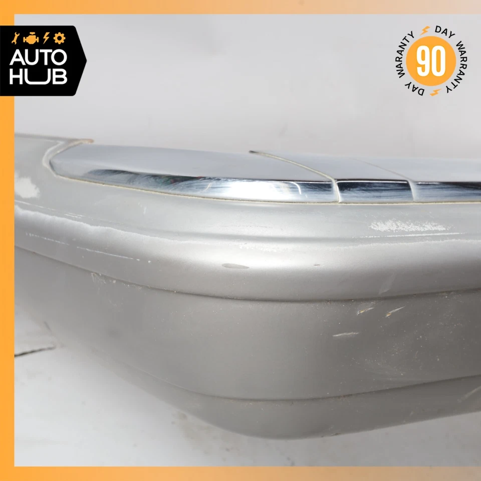 Conjunto de cubierta de parachoques trasero plateado 81-91 Mercedes W126 420SEL 500SEL 300SDL FABRICANTE DE EQUIPOS ORIGINALES Foto 3 de 4