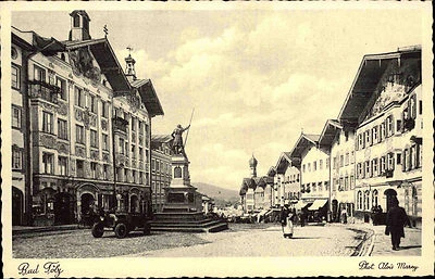 Bad Tölz Oberbayern ~1920/30 Werbung Reichsbahndirektion München Oldtimer Marey - Bild 1 von 2