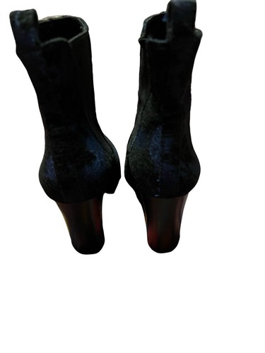 STIVALETTO VINCE CAMUTO BLU NERO TACCO ARAZZO MISURA 7,5M - Foto 4 di 5