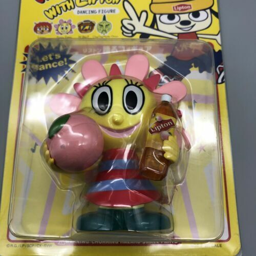 Rare PaRappa the Rapper Figure and key chain Toy 6 set in box Sunny Funny