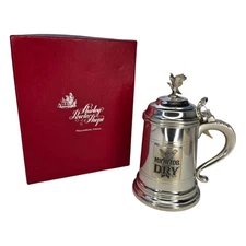 Michelob Dry Pewter Stein Handmade Eagle By Shirley Robertson With Box VTG 1991