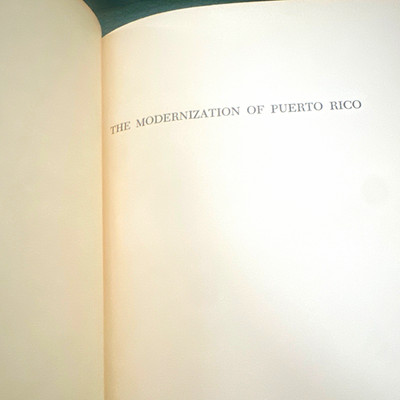Harvard University Press The Modernization of Puerto Rico HC Henry Wells 1969