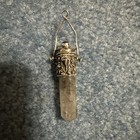 Vintage Rock Quartz Star Sapphire Sterling Pendant With Compartment — photo 1