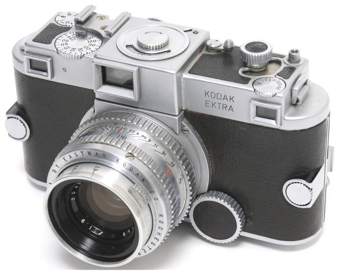 コダック KODAK EKTRA Ektar エクター 50mm F1.9 Kodak Ektra with 1.9/50mm Ektar lens SHUTTER DEFECTIVE | eBay