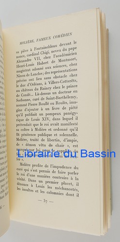 Molière, berühmter Schauspieler Pierre Gaxotte 1971 Ed. num. - Bild 4 von 4