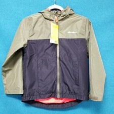 NWT Eddie Bauer Youth Lone Peak 3 In 1 Green/Black Jacket Boys Sz S 7-8 