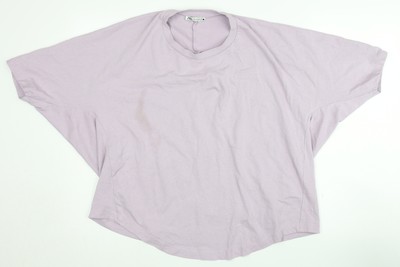 Zara Damen lila T-Shirt, Gr. S, Basic Freizeitkleidung
